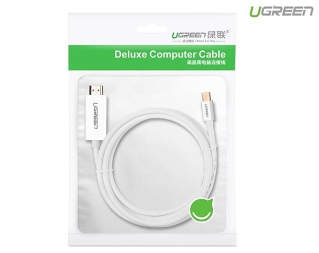 Cáp chuyển đổi USB Type-C to HDMI hỗ trợ 4K, 3D dài 1,5m chính hãng Ugreen 30841 cao cấp